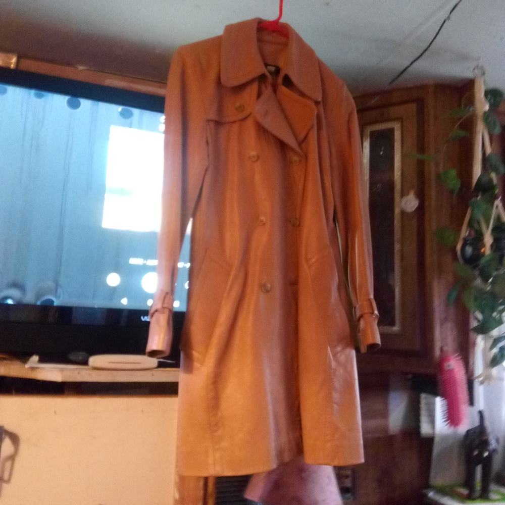 Stylish Tan Trench Coat